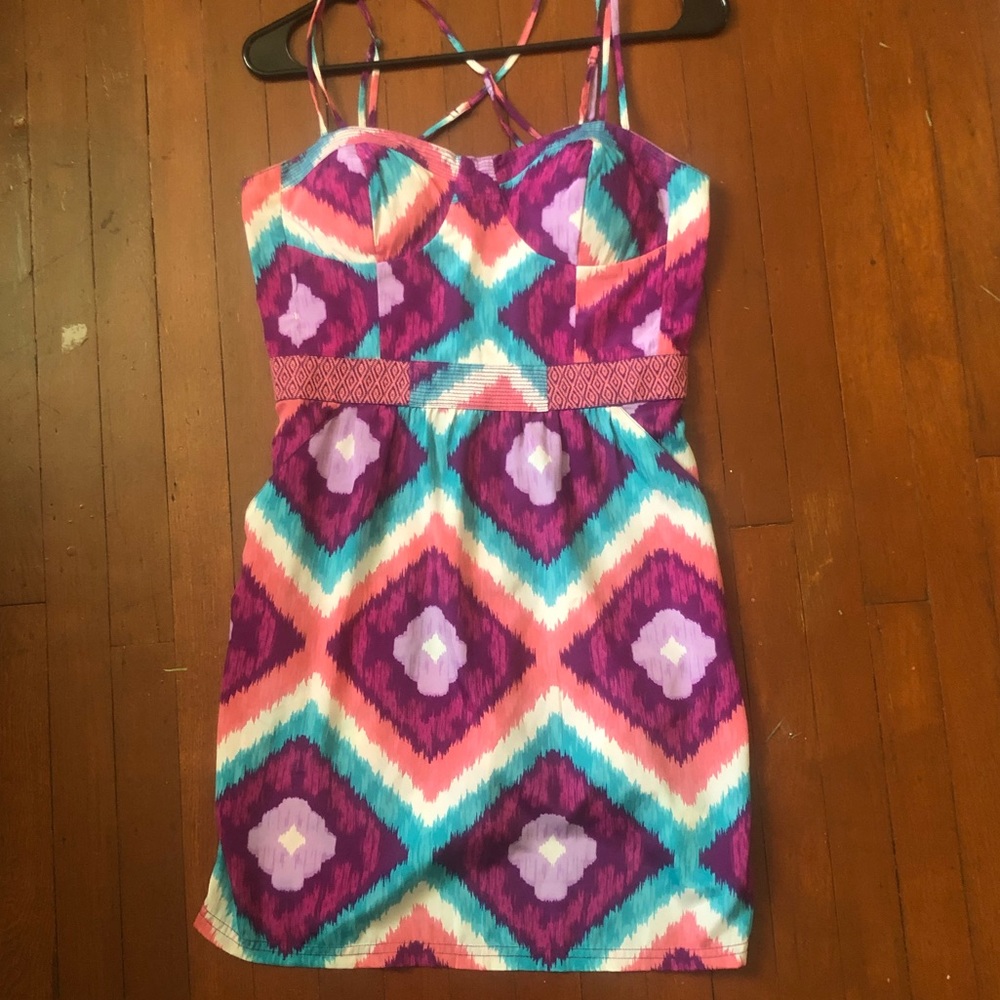 American Eagle Geometric Print Summer Dress